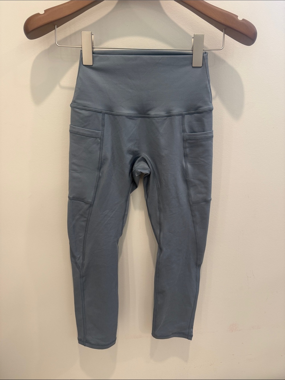 Love & Fit High-Waist Performance carpLeggings in Slate Blue